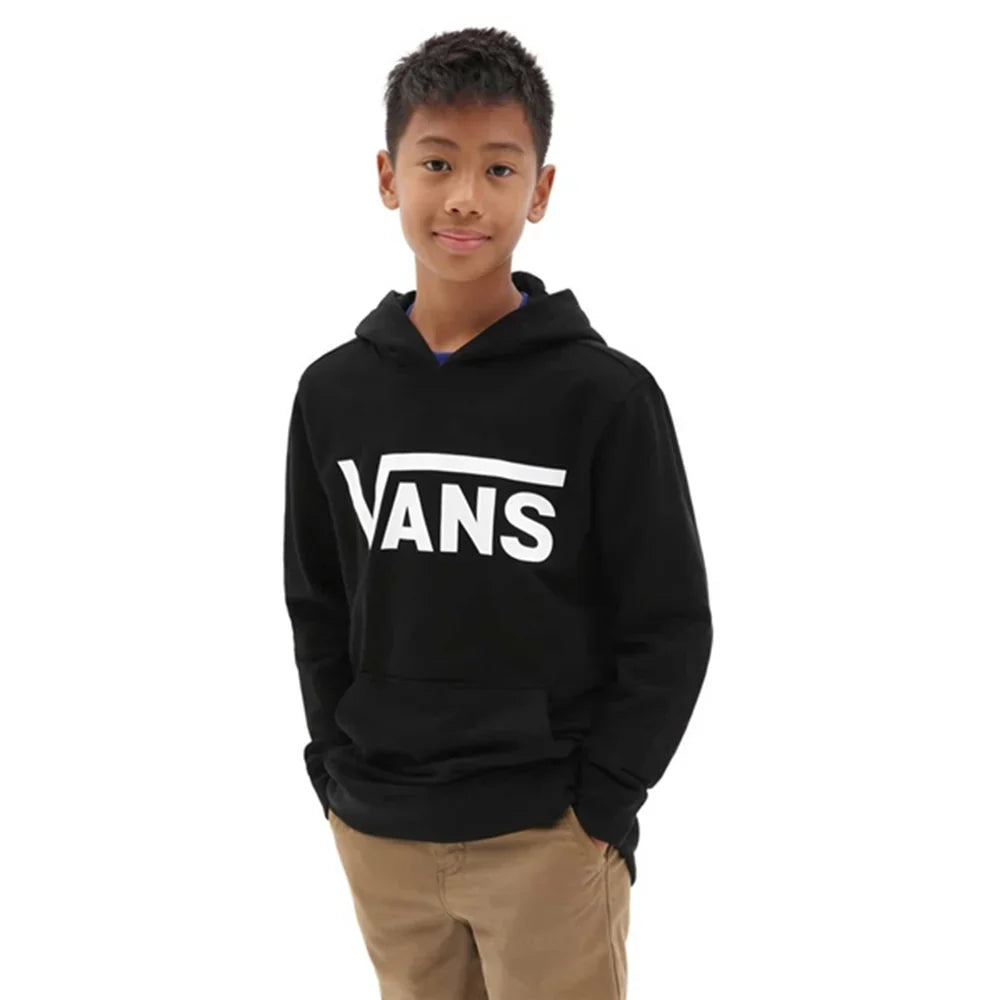 Vans Black Pullover Hoodie - Recreated Inspired Edition – Unisex Streetwear Essential