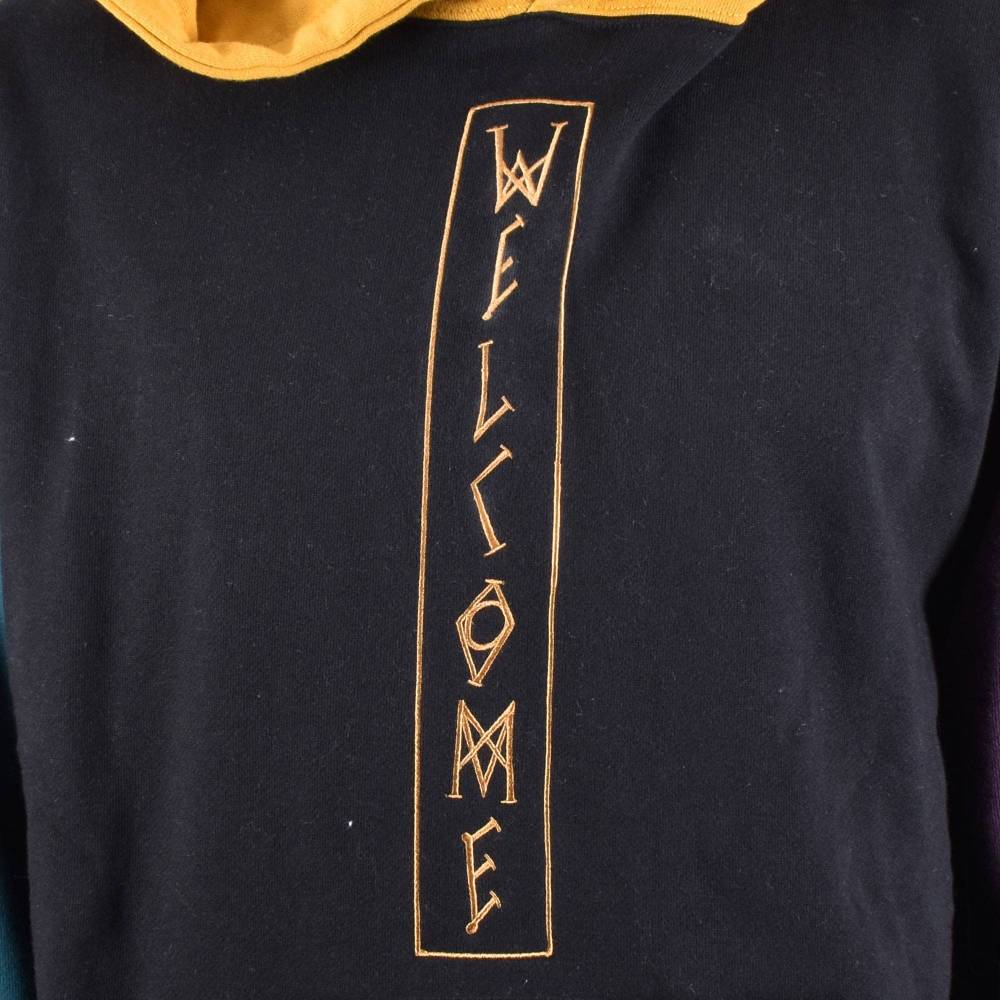 Welcome Quadrant Black Pullover Hoodie - Recreated Inspired Edition