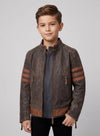 X - Men Origins Wolverine Kids Leather Jacket