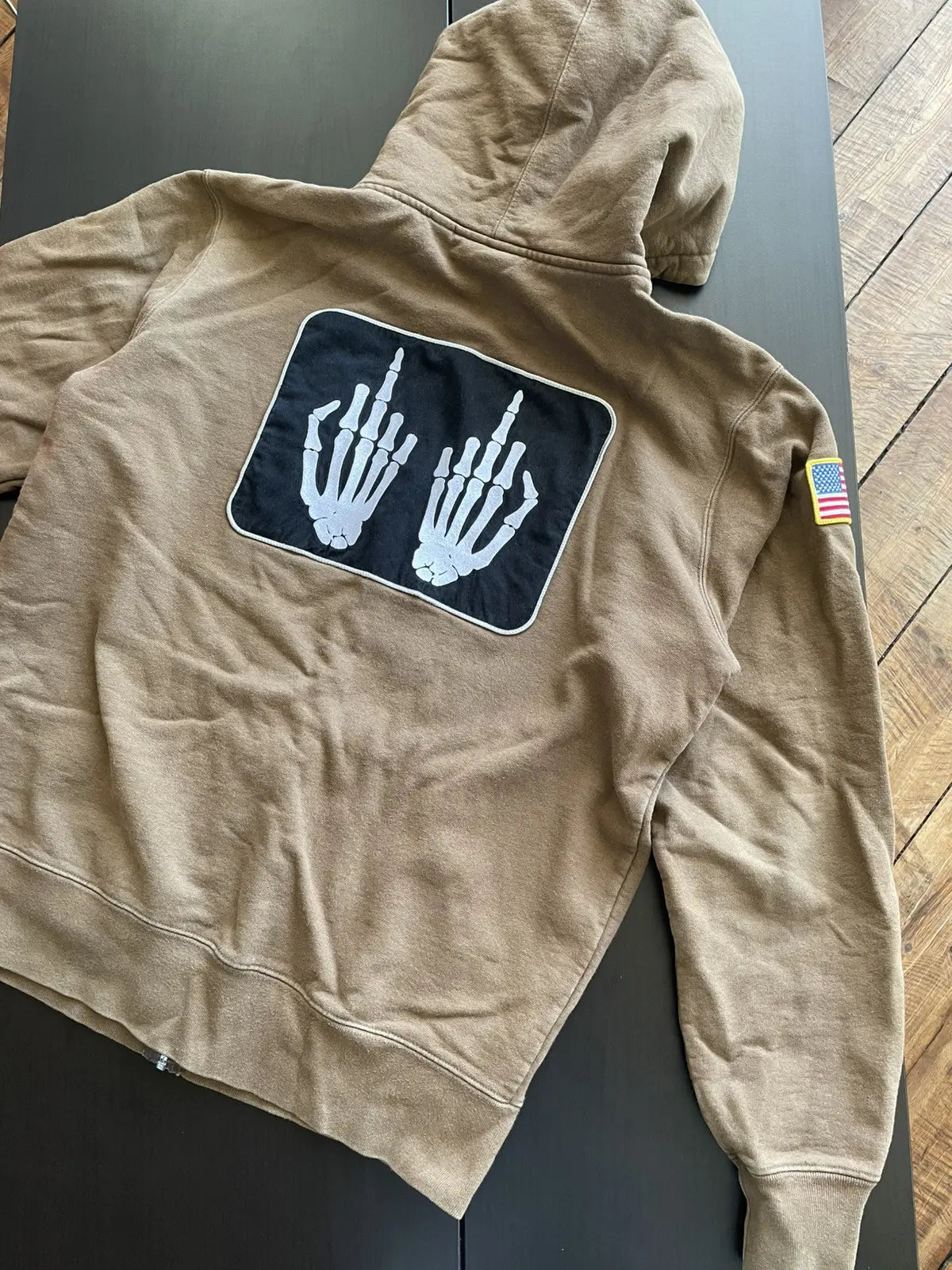 Supreme Hysteric Glamour Fuck Hand Skeleton Hoodie - Recreated Inspired Edition