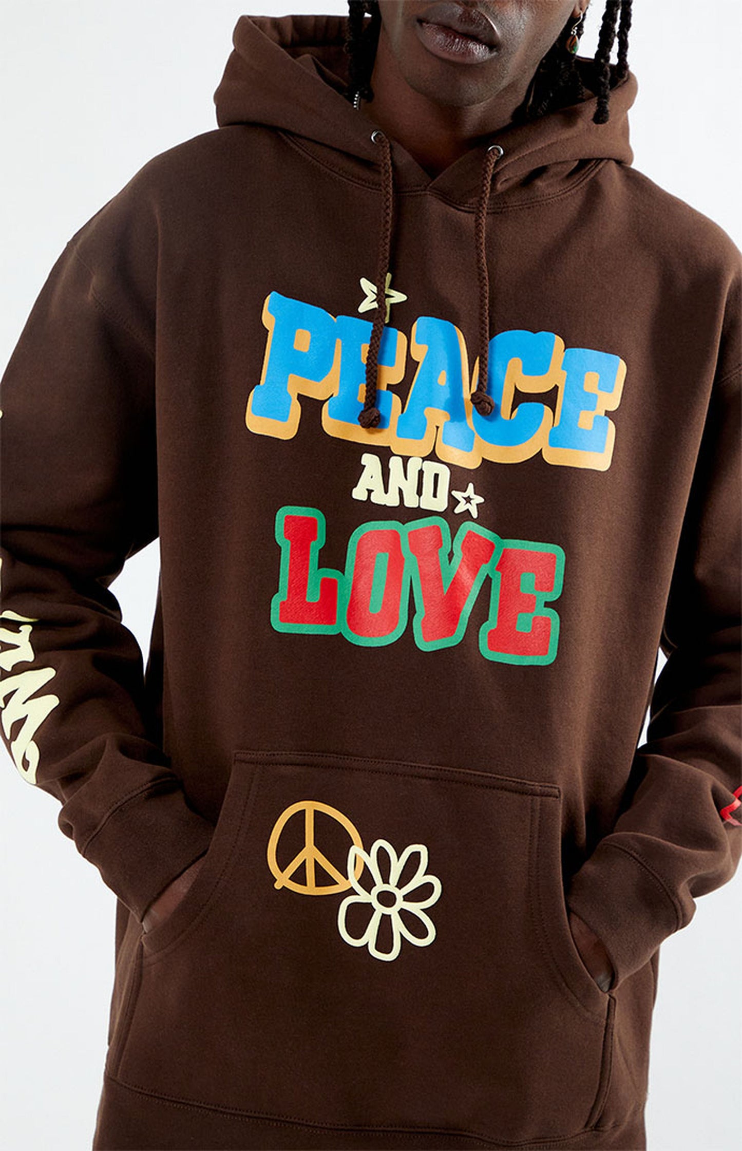 Peace And Love Hoodie - Recreated Inspired Edition