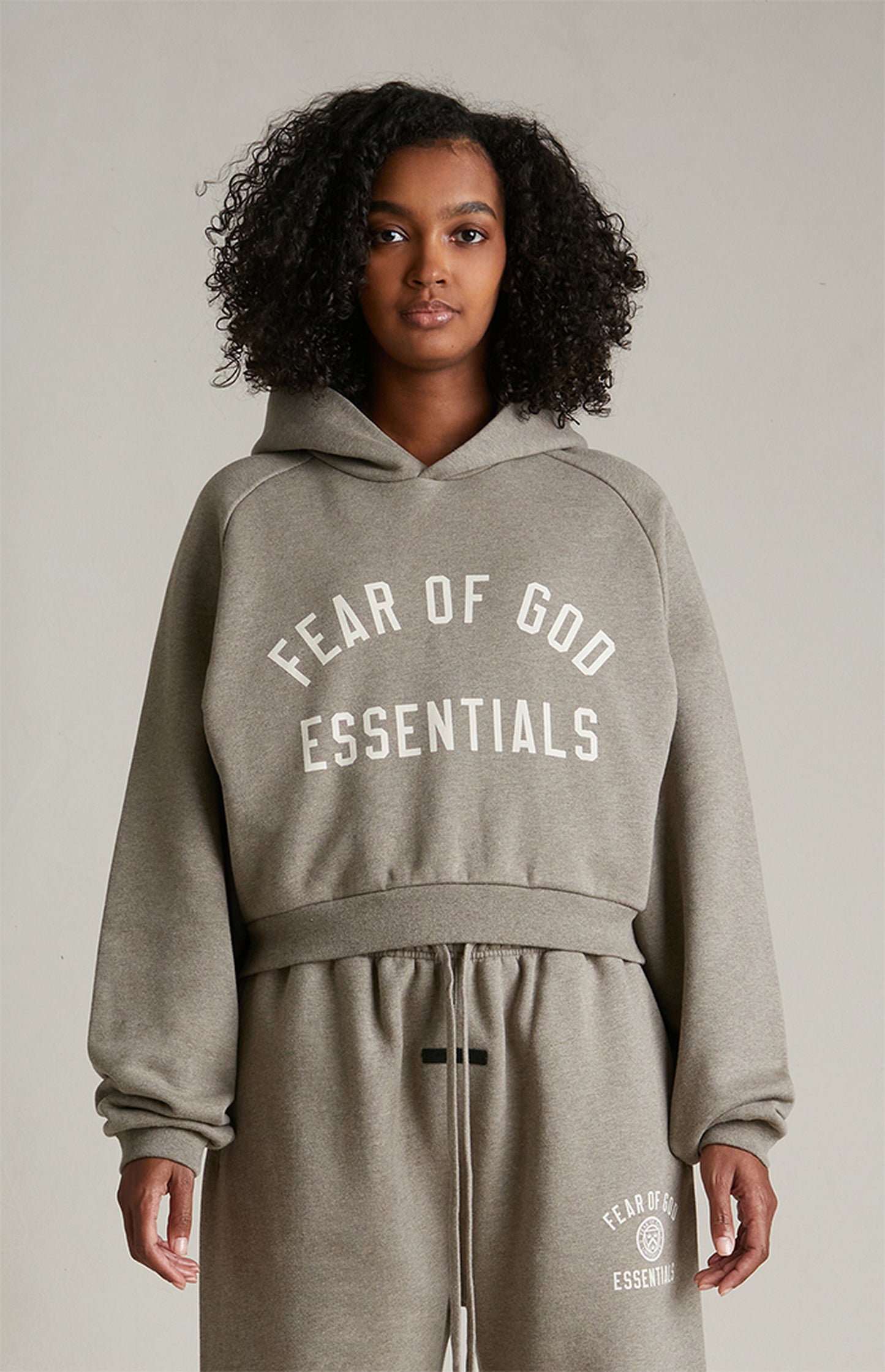 Cropped Essentials Hoodie - Recreated Inspired Edition