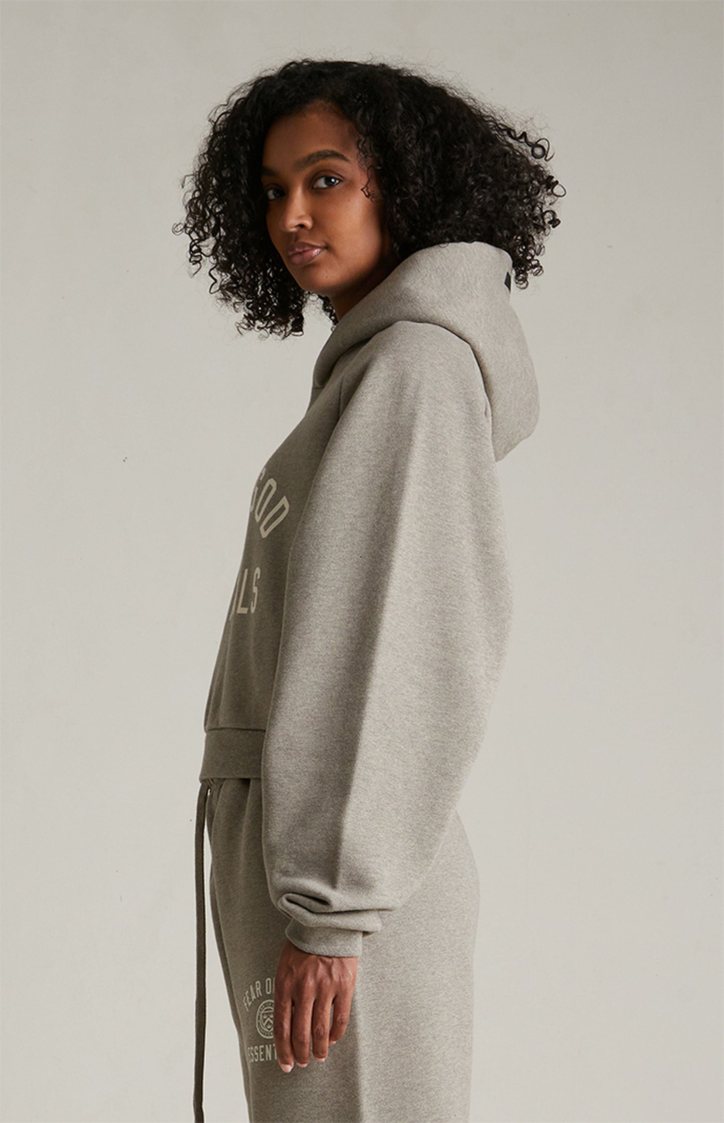 Cropped Essentials Hoodie - Recreated Inspired Edition