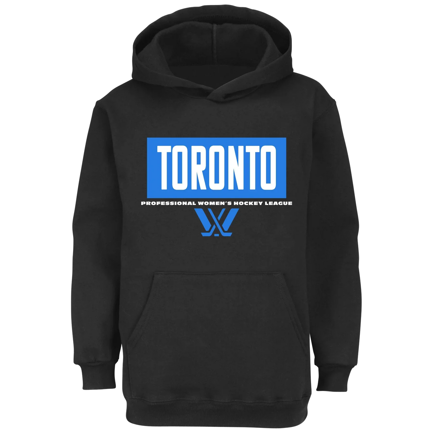 Toronto PWHL Black Pullover Hoodie - Recreated Inspired Edition