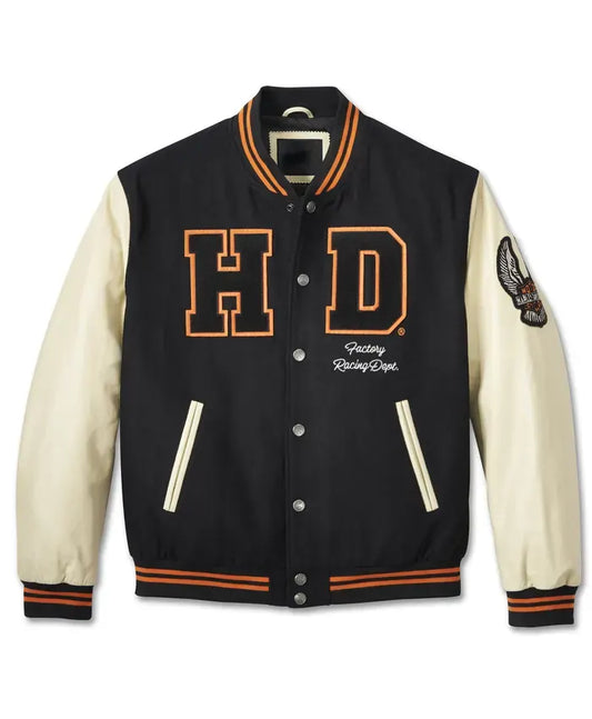 120th Anniversary Harley Davidson Varsity Jacket - Recreated Inspired Edition