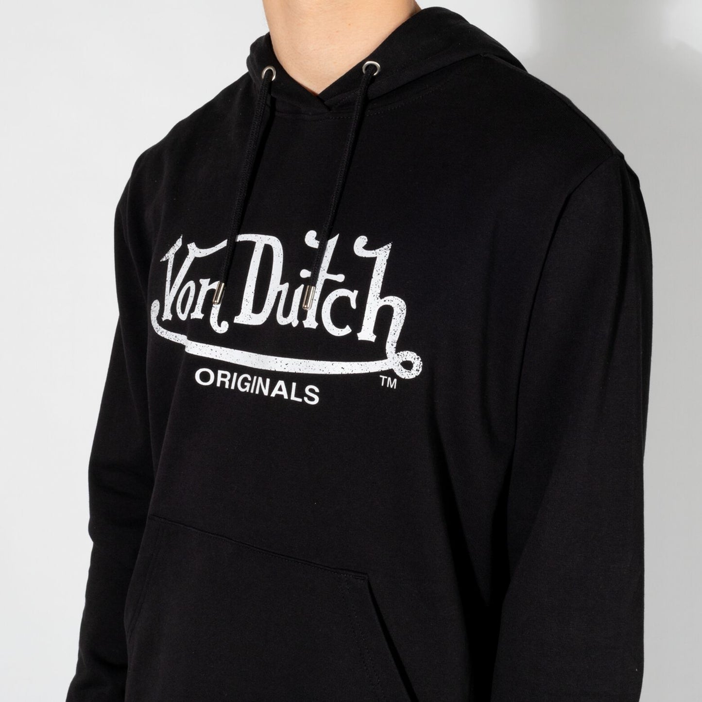 Von Dutch Originals Black Pullover Hoodie - Recreated Inspired Edition