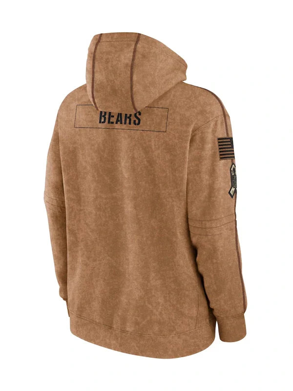 2023 Chicago Bears Salute To Service Hoodie - Recreated Inspired Edition