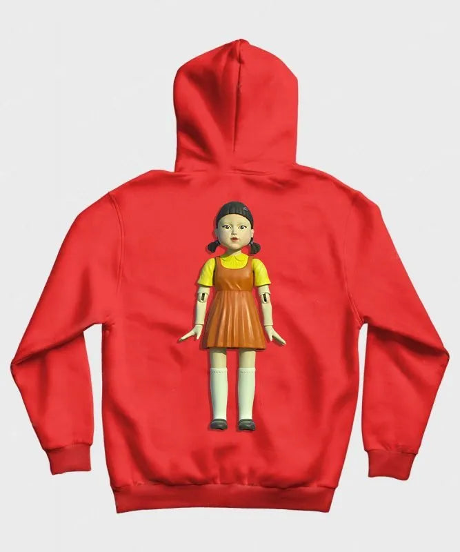Squid Game Doll Red Light Green Light Hoodie - Recreated Inspired Edition