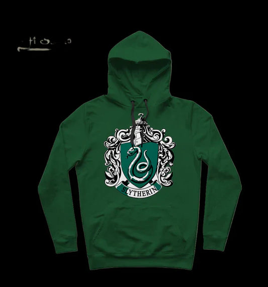 Harry Potter Slytherin Crest Hoodie - Recreated Inspired Edition