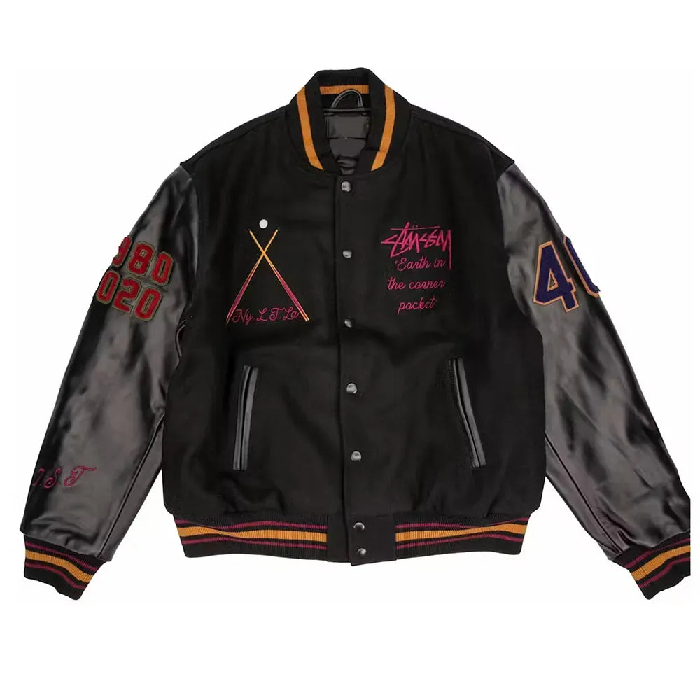 Stussy 40th Anniversary IST Varsity Jacket - Recreated Inspired Edition