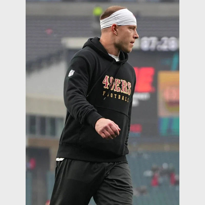 San Francisco 49ers Black Hoodie - Recreated Inspired Edition