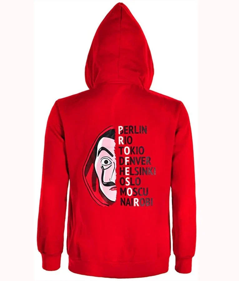La Casa De Papel Money Heist Hoodie - Recreated Inspired Edition