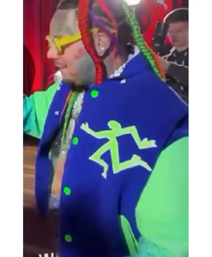 6ix9ine Jake Paul vs Anthony Joshua Varsity Jacket - Recreated Inspired Edition