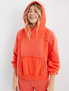 Aerie Sherpa Patchwork Hoodie - Recreated Inspired Edition
