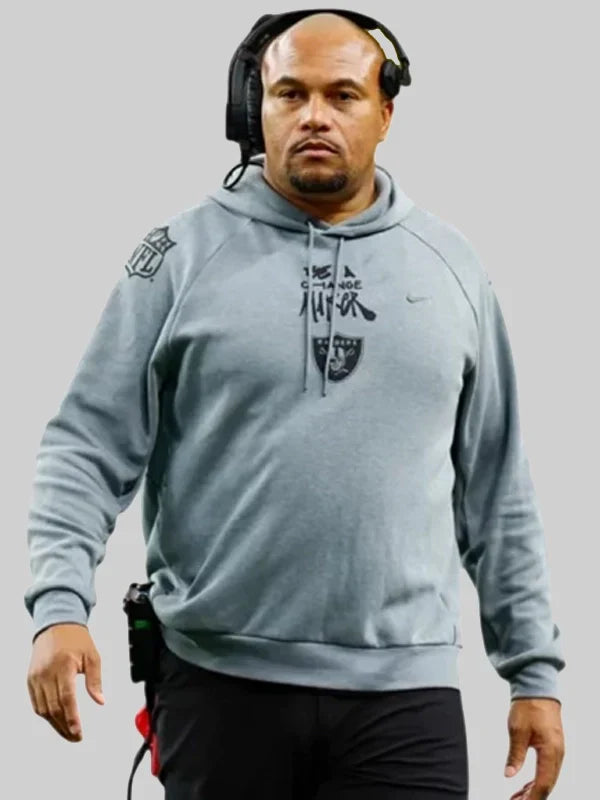 Antonio Pierce Raiders Be A Change Maker Hoodie - Recreated Inspired Edition