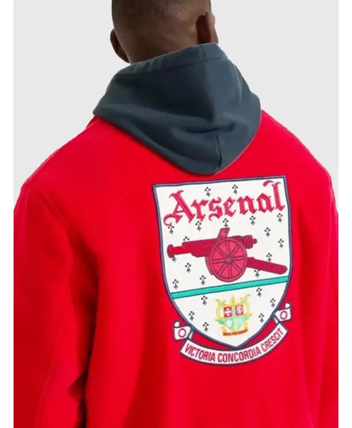 Arsenal Essentials Varsity Jacket - Recreated Inspired Edition