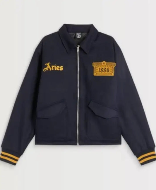Arsenal x Aries Varsity Jacket - Recreated Inspired Edition