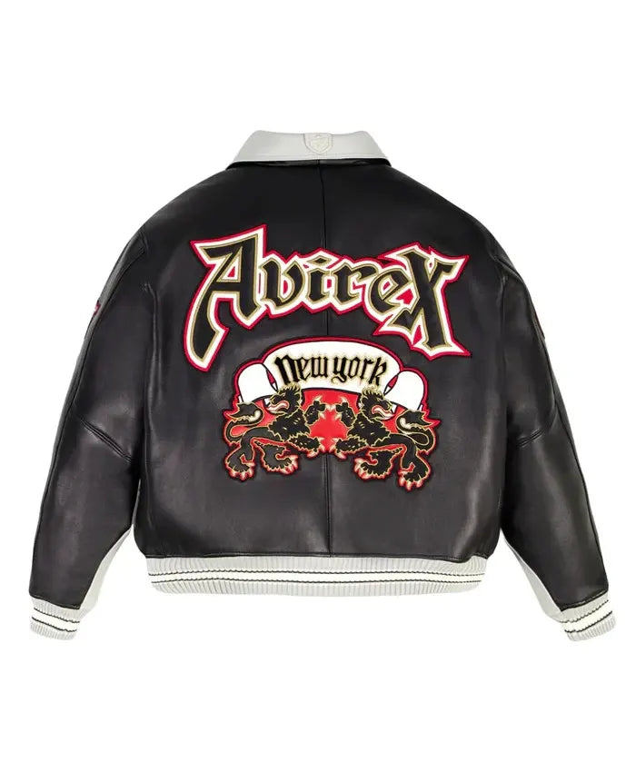 Avirex New York Dragons Varsity Jacket - Recreated Inspired Edition