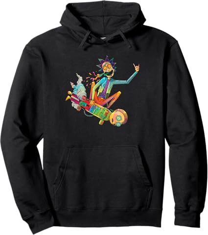 Rick and Morty Pullover Hoodie - Recreated Inspired Edition