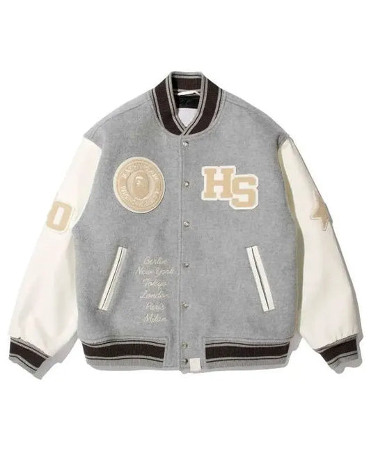 Bape x Highsnobiety Varsity Jacket - Recreated Inspired Edition