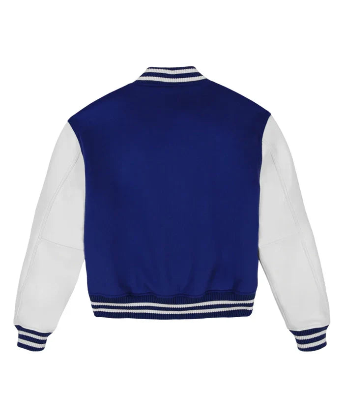 Blue And White Men’s Varsity Jacket - Recreated Inspired Edition