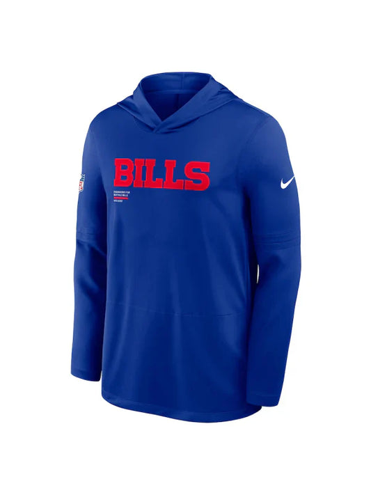 Buffalo Bills Fury Performance Long Sleeve Hoodie - Recreated Inspired Edition T-Shirt