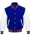 Red White And Blue Letterman Jacket