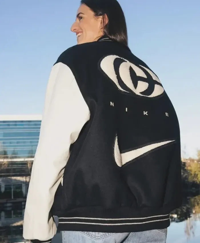 Caitlin Clark x Nike Varsity Jacket - Recreated Inspired Edition
