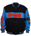 Delaware State Ole Skool Blue Letterman Jacket