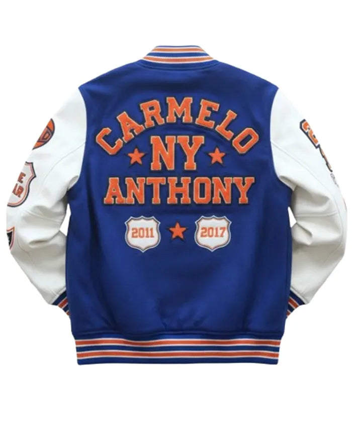 Carmelo x NYC Varsity Jacket - Recreated Inspired Edition