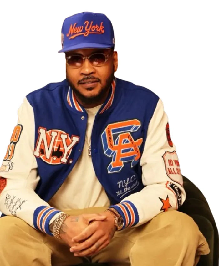 Carmelo x NYC Varsity Jacket - Recreated Inspired Edition