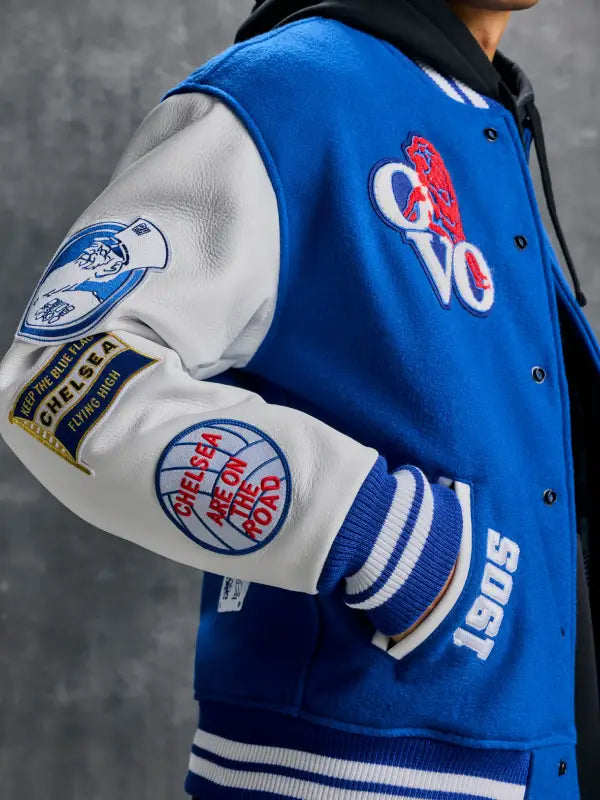Chelsea FC Varsity Jacket - Recreated Inspired Edition