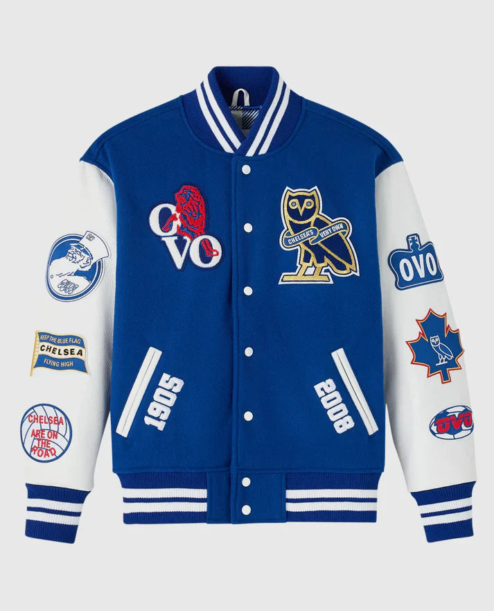 Chelsea FC Varsity Jacket - Recreated Inspired Edition