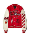 Chicago Bulls x Off-White Varsity Jacket - Recreated Inspired Edition