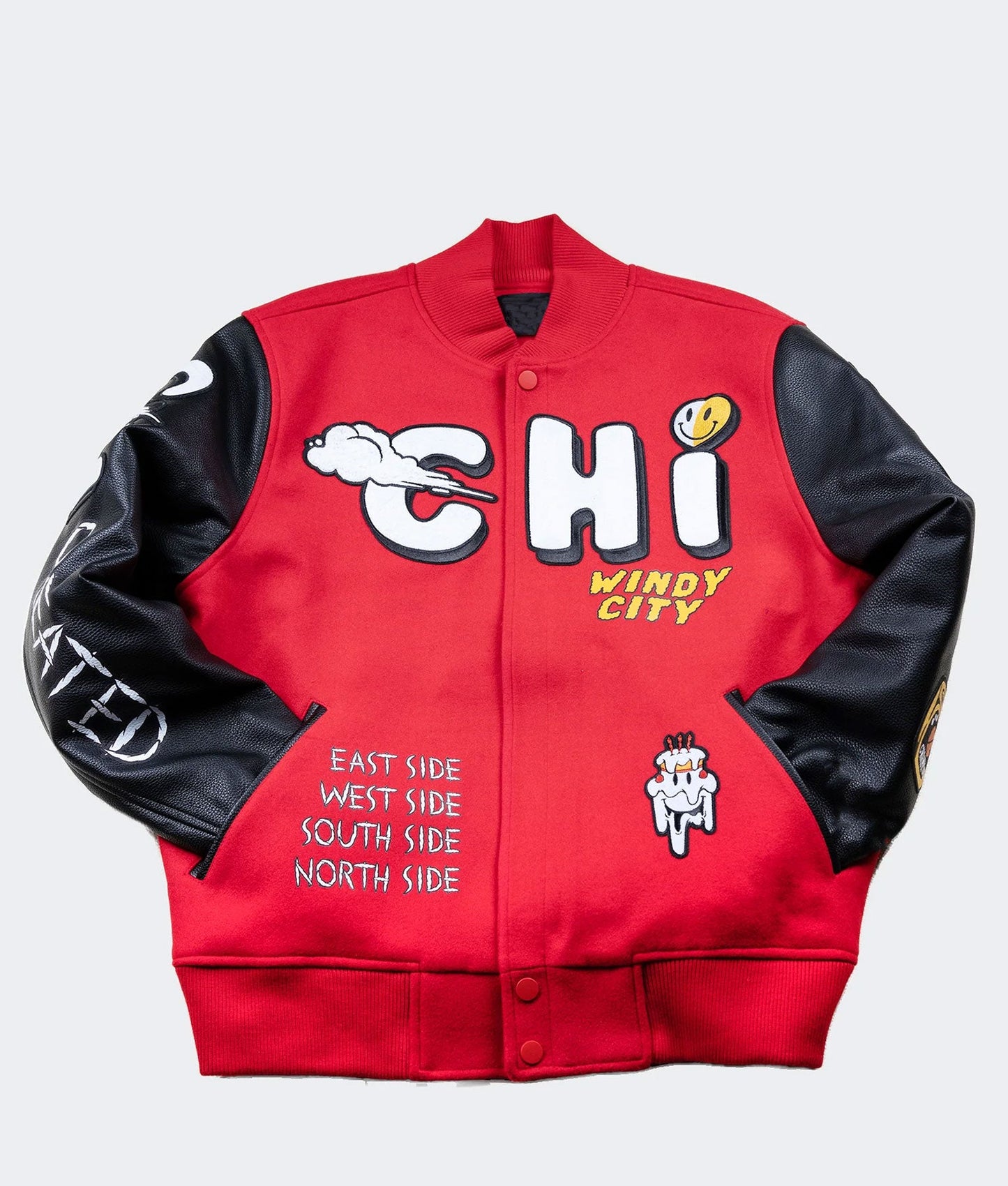 Chi Created Red Varsity Jacket - Recreated Inspired Edition