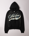 Asterisks Cursive Chainstitch Ribbon Hoodie - Recreated Inspired Edition