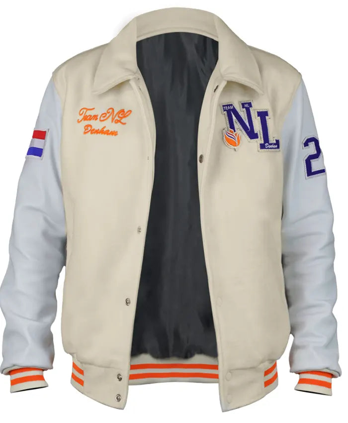 Denham Netherlands Olympic Team Varsity Jacket - Recreated Inspired Edition