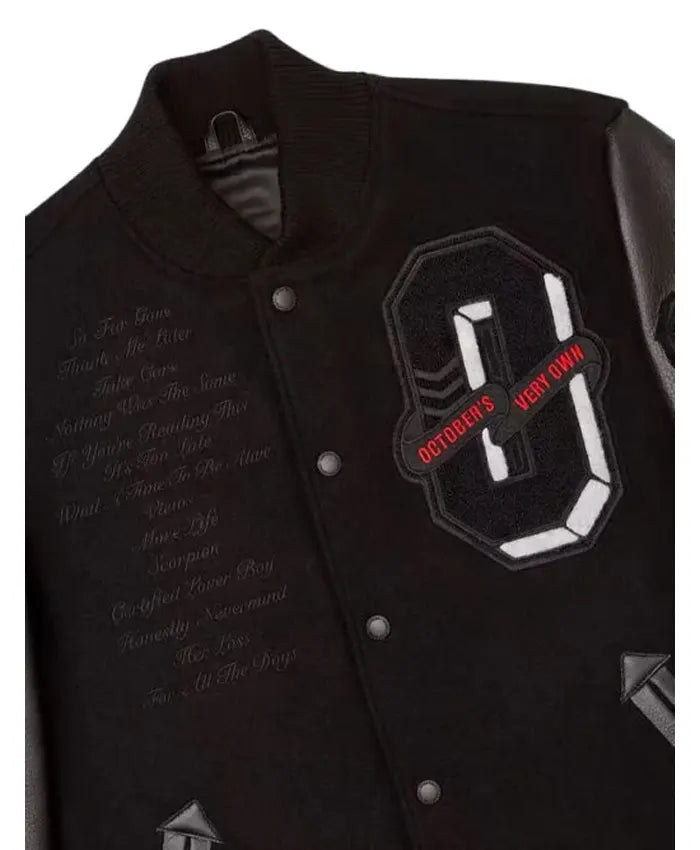 Drake OVO Varsity Jacket - Recreated Inspired Edition