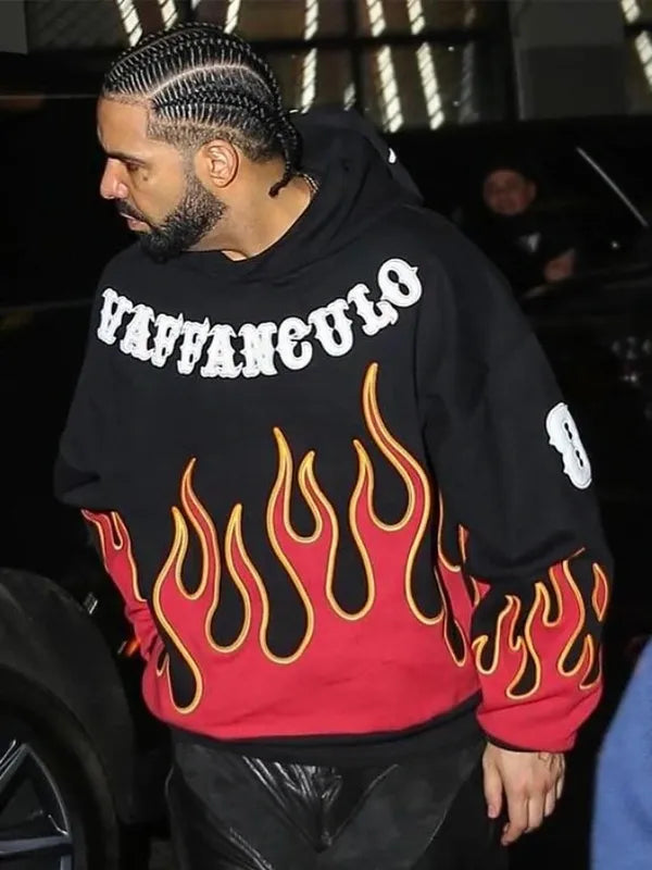 Drake Vaffanculo Flame Hoodie - Recreated Inspired Edition