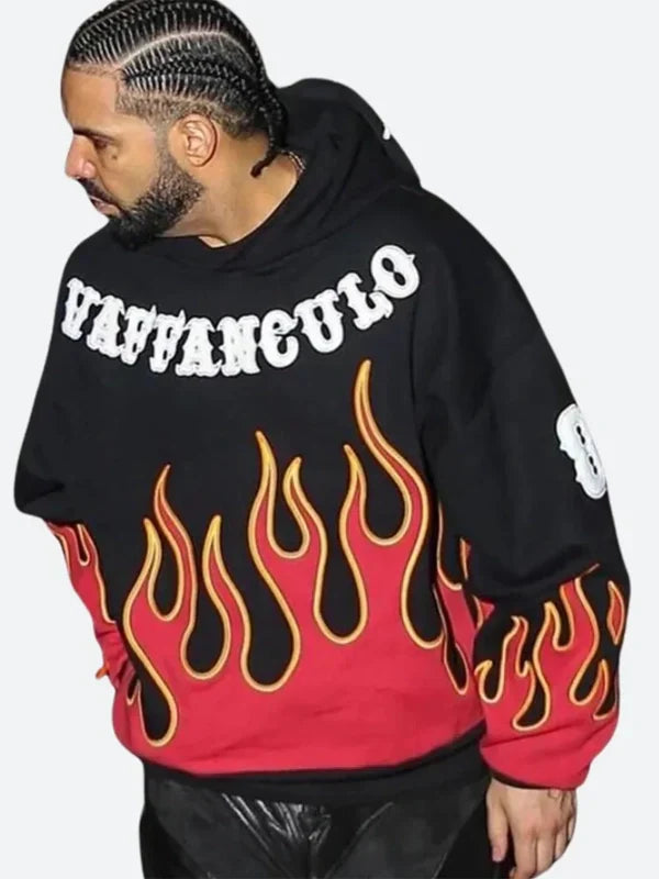 Drake Vaffanculo Flame Hoodie - Recreated Inspired Edition