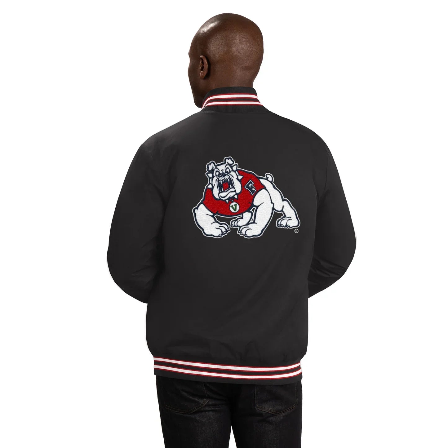 Fresno State Bulldogs Swingman Letterman Varsity Jacket - Recreated Inspired Edition
