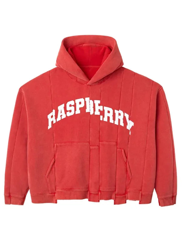 GV Gallery Raspberry Hills Red Spliced Hoodie - Recreated Inspired Edition