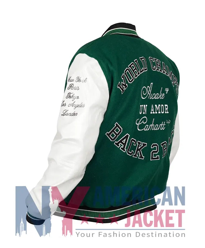 Gigi Hadid Letterman Varsity Jacket - Recreated Inspired Edition