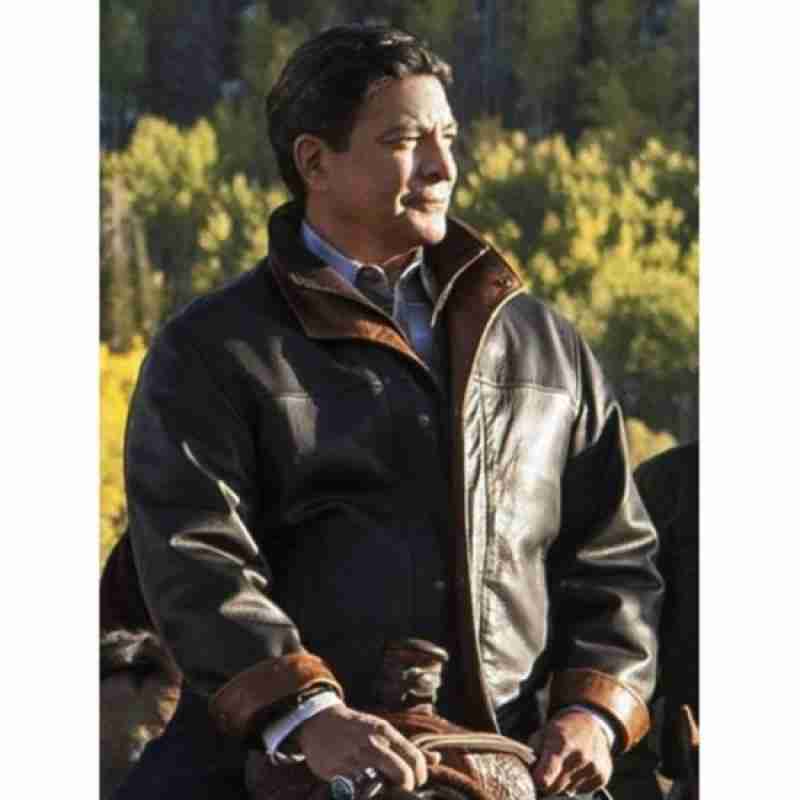 Yellowstone Gil Birmingham Black Leather Jacket