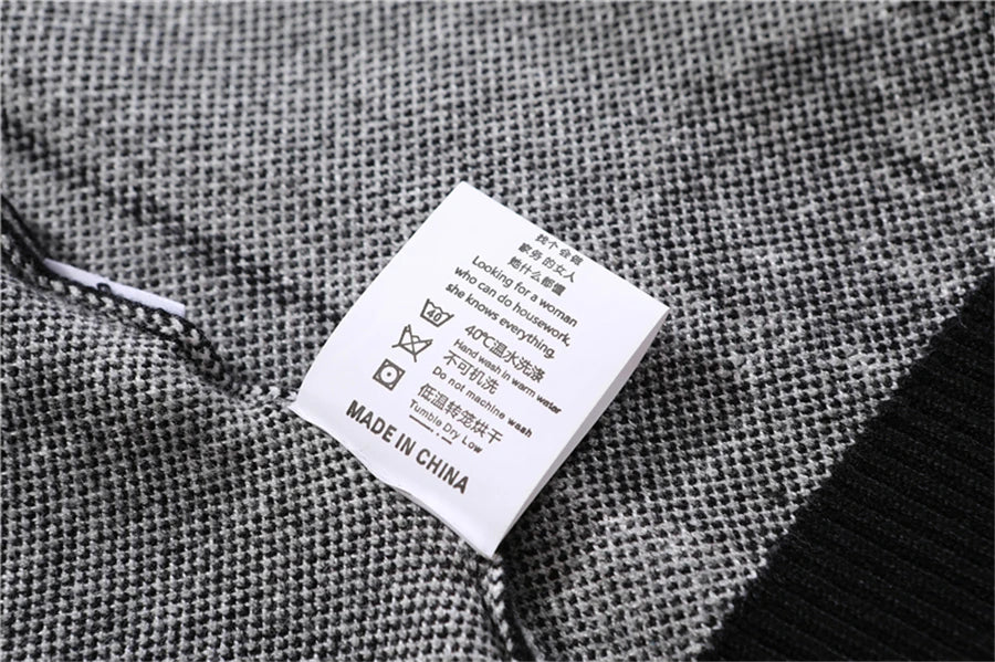 FGKKS Mens Hip Hop Streetwear Harajuku Sweater Vintage Japanese Style Anime Girl Knitted 2022 Cotton Pullover Sweaters Male