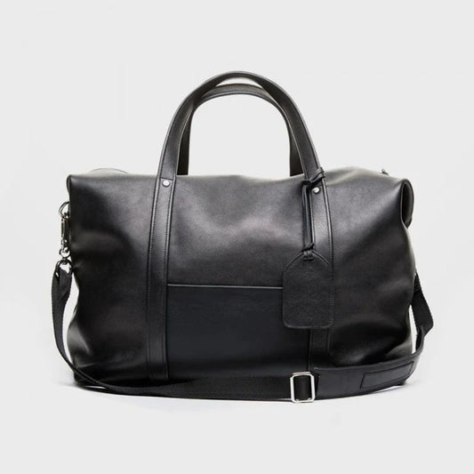 Handmade Leather Duffle Travel Bag