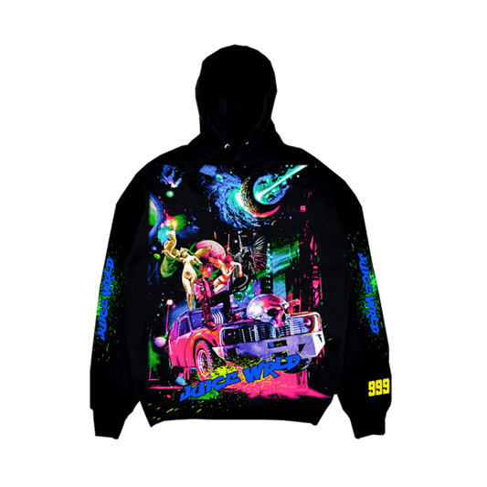 Vlone x Juice WRLD Fighting Demons White Hoodie - Recreated Inspired Edition