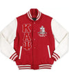 Kappa Alpha Psi Red And White Varsity Jacket - Recreated Inspired Edition