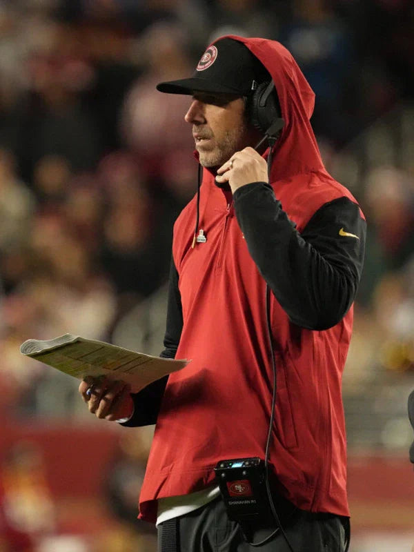 Kyle Shanahan San Francisco 49ers Sideline Hoodie - Recreated Inspired Edition