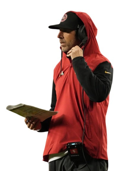Kyle Shanahan San Francisco 49ers Sideline Hoodie - Recreated Inspired Edition